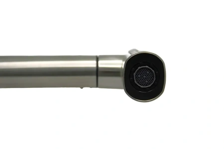 Смеситель для кухни однорычажный Pursh высокий излив нержавейка Pursh (арт. R64300L)